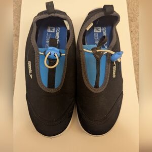 Speedo Kids Aqua Shoes - Black and Blue